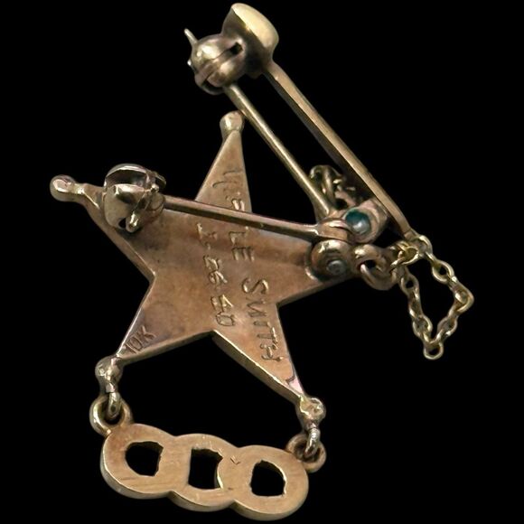 Vintage 10k Gold Pin Brooch - Picture 2 of 5